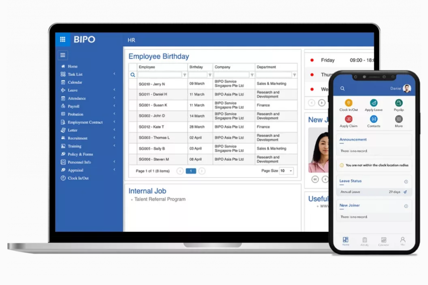 BIPO screenshot - 10 beste diensten voor formele werkgevers in Vietnam in 2026