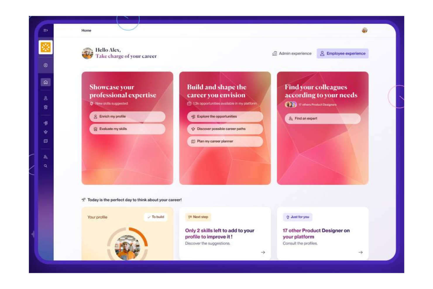 365Talents screenshot - 10 beste AI-carrièrebeheersoftware in 2026
