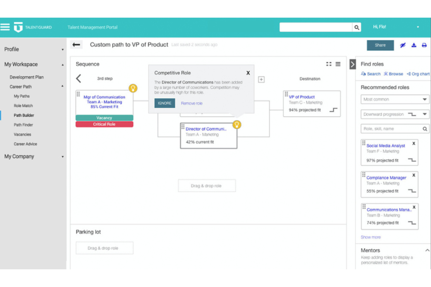 TalentGuard screenshot - 10 beste AI-carrièrebeheersoftware in 2026