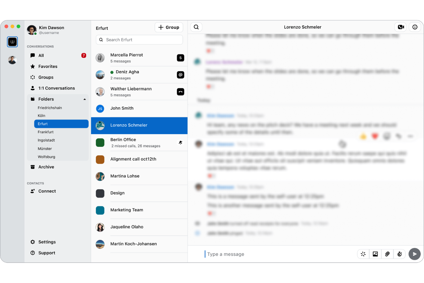 Wire screenshot - 10 beste software voor bedrijfscommunicatie voor 2026