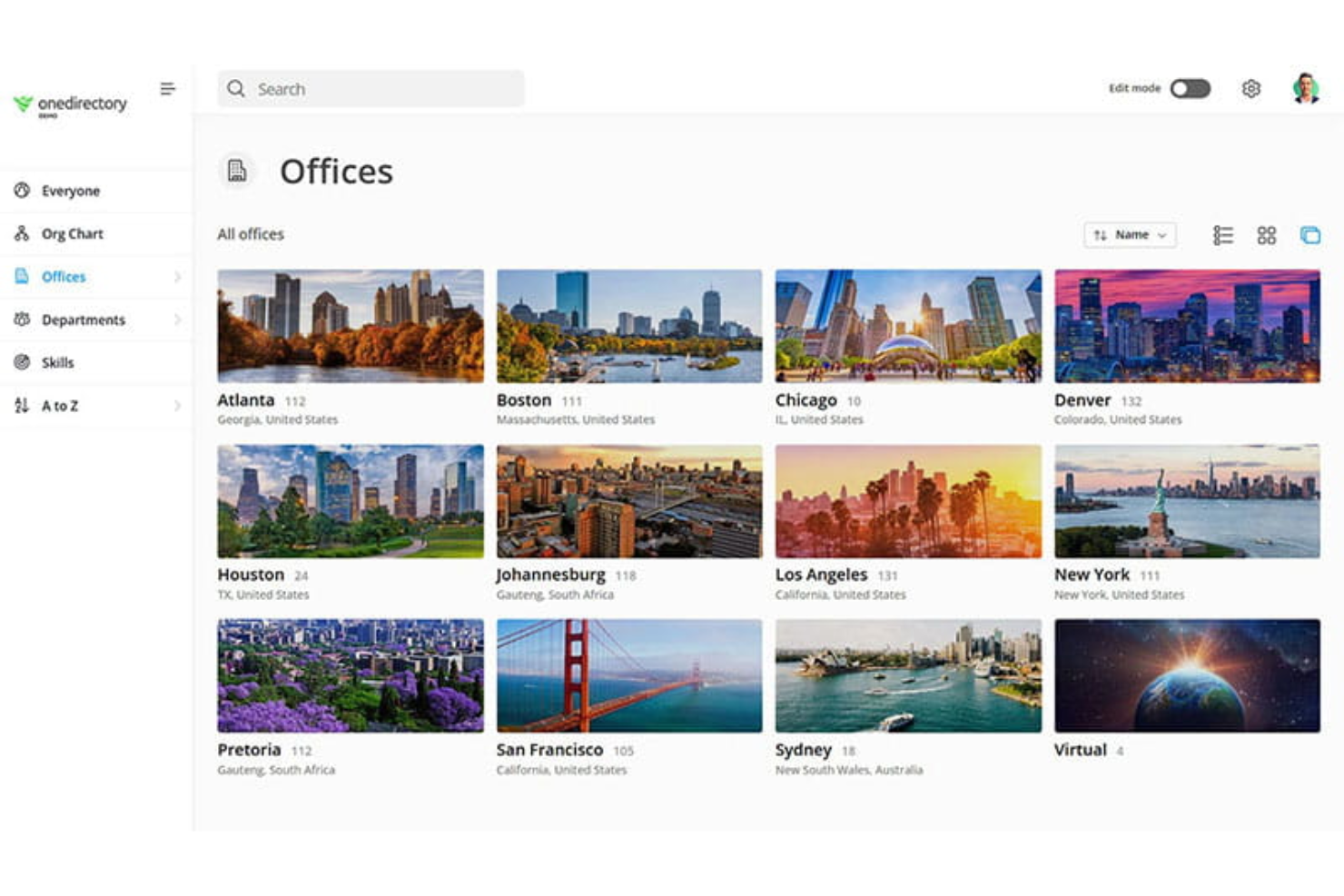 OneDirectory screenshot - 10 Beste HR-software voor de maakindustrie voor 2026