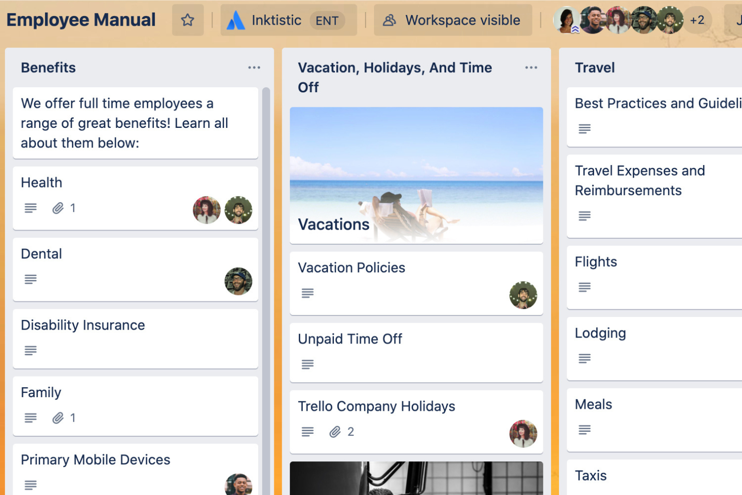 Trello screenshot - 10 beste software voor HR-projectmanagement in 2026