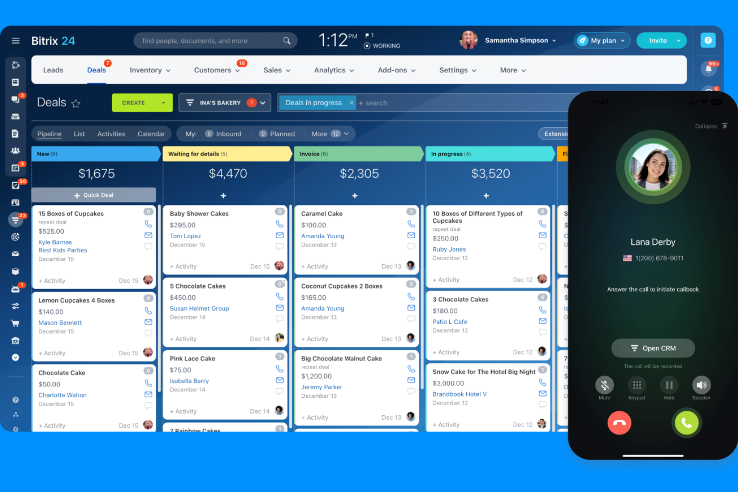 Bitrix24 screenshot - De 10 beste softwareoplossingen voor bedrijfsbeheer voor kleine bedrijven beoordeeld in 2026