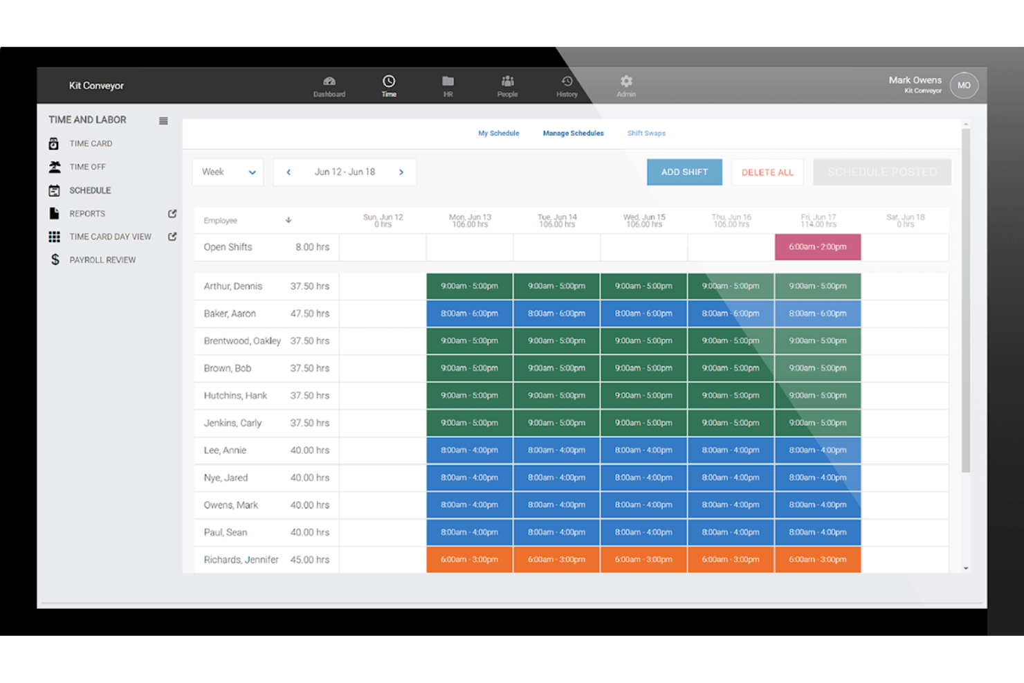 WorkforceHub screenshot - 10 beste softwareoplossingen voor personeelsbeheer in de bouw beoordeeld in 2026