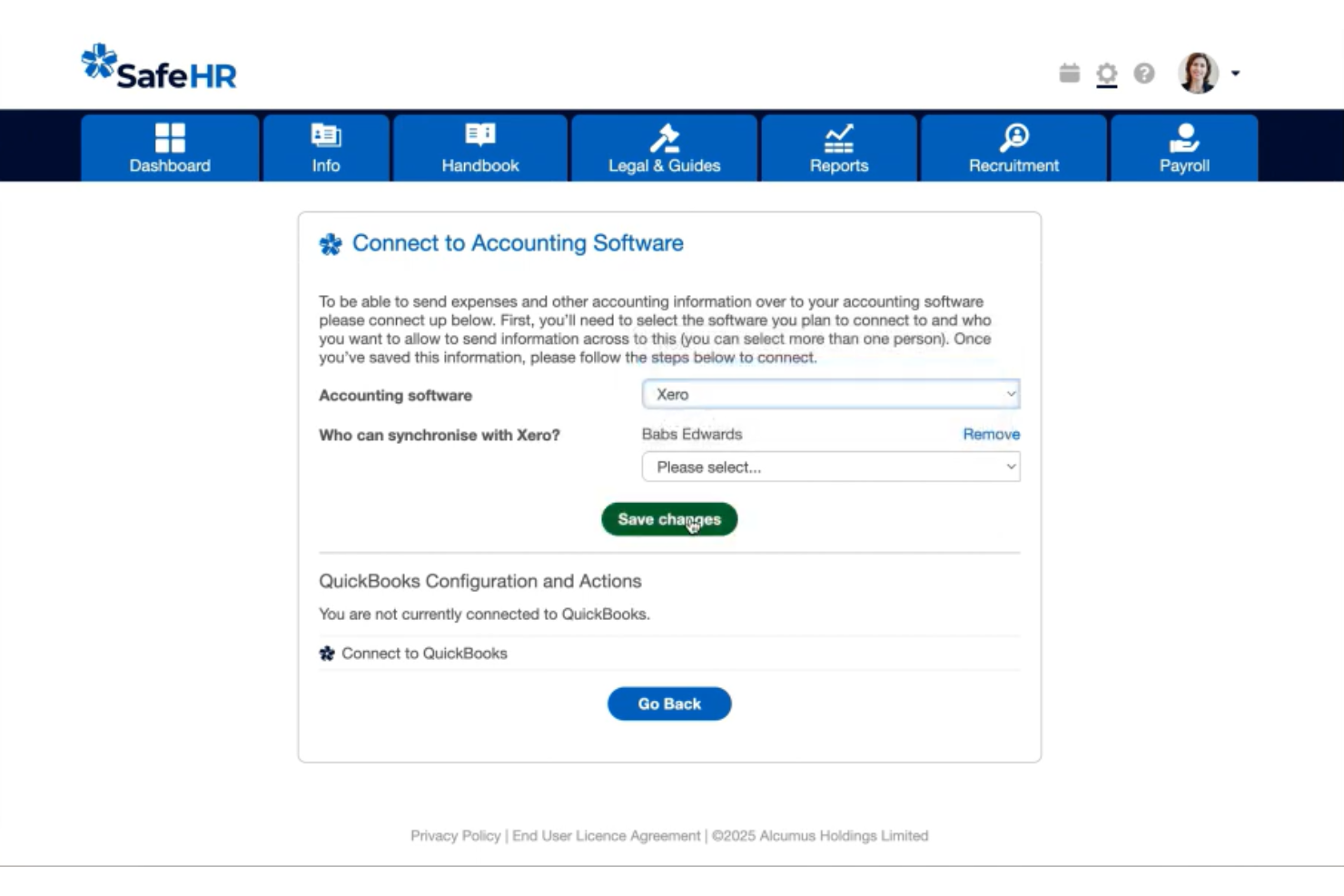 SafeHR screenshot - 10 Beste software voor personeelsbeheer voor kleine bedrijven beoordeeld in 2026