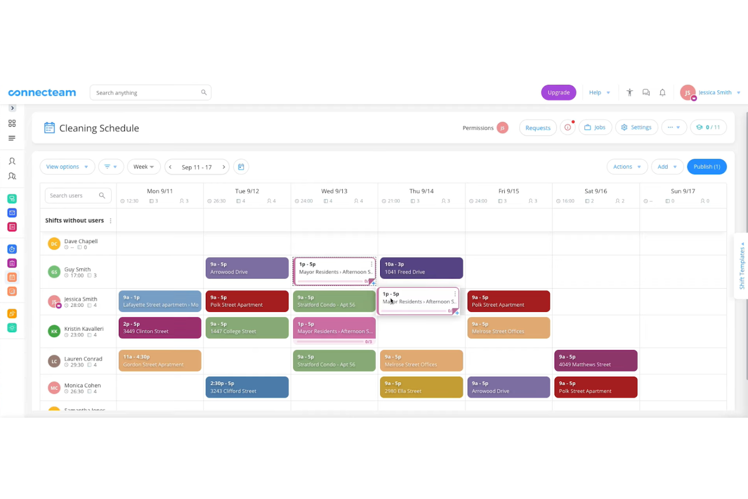 Connecteam screenshot - 10 Beste software voor personeelsbeheer voor kleine bedrijven beoordeeld in 2026