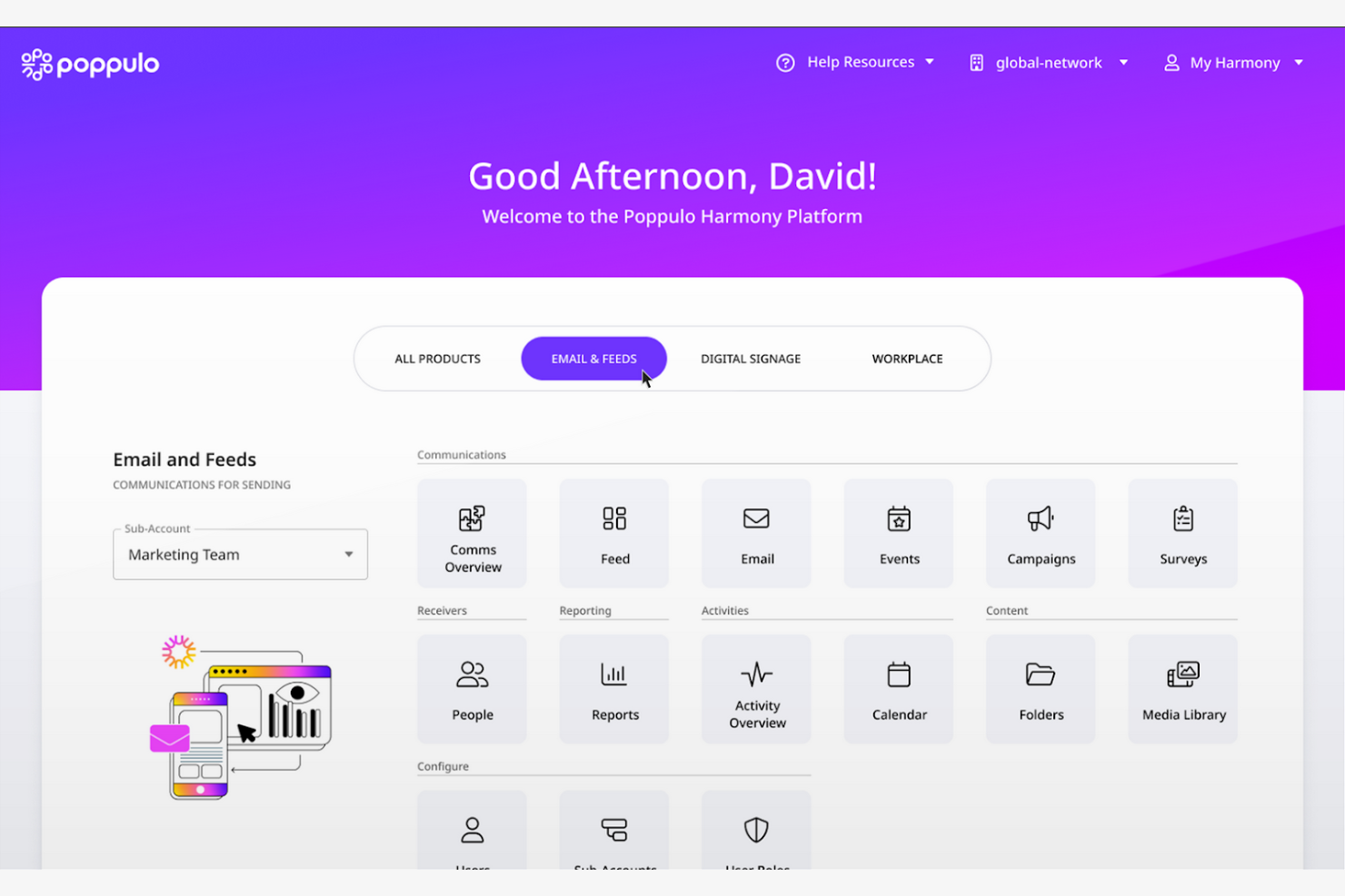 Poppulo screenshot - 10 beste gamificatiesoftware voor werknemersbetrokkenheid beoordeeld in 2026