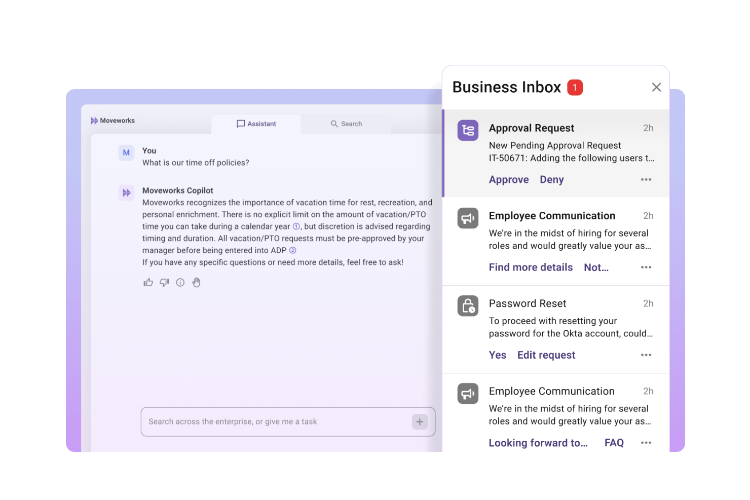 Moveworks screenshot - 10 beste AI-oplossingen voor ondernemingen beoordeeld in 2026