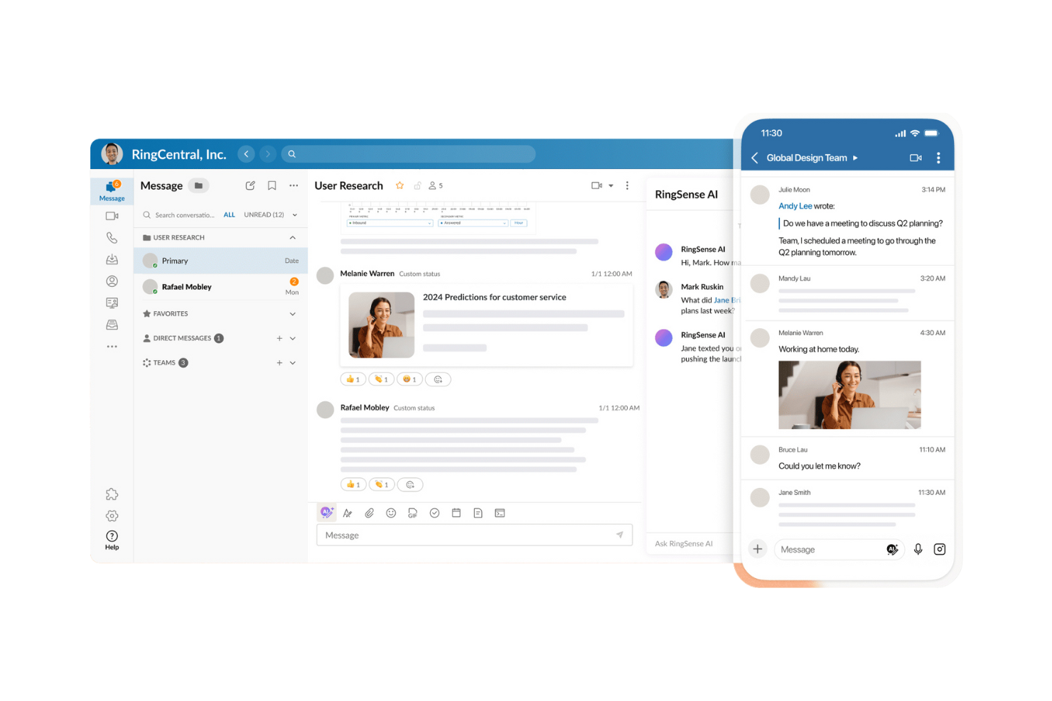 RingCentral screenshot - 10 beste software voor uniforme communicatie beoordeeld in 2026