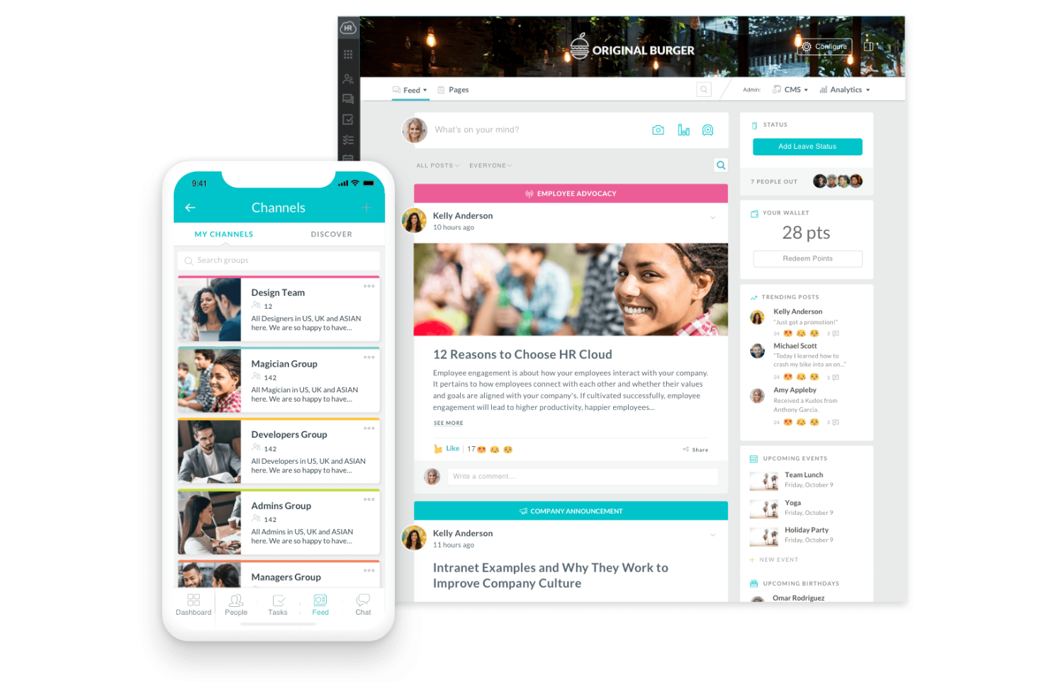 HR Cloud screenshot - 10 beste software voor zelfservice voor medewerkers beoordeeld in 2026
