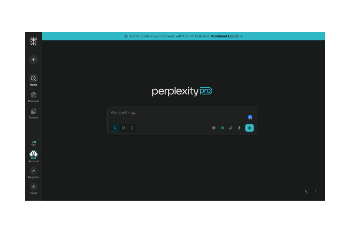 Perplexity AI screenshot - 10 beste AI-tools voor de werkplek beoordeeld in 2026
