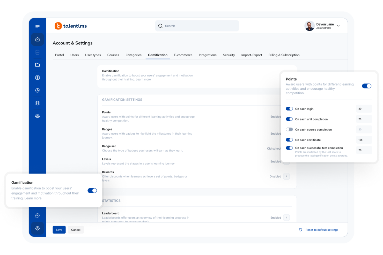 TalentLMS screenshot - 10 beste microlearningsoftware beoordeeld in 2026
