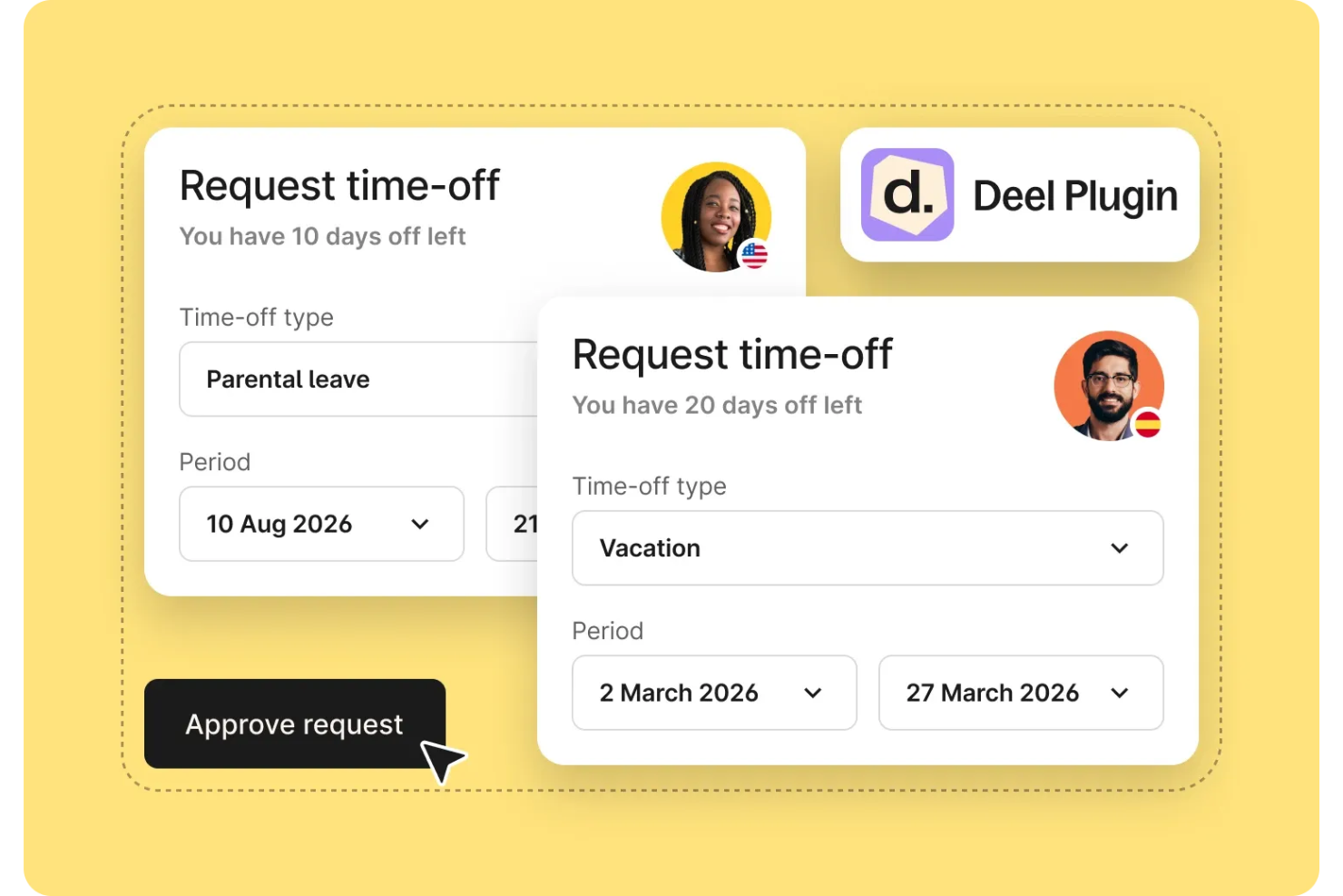 Deel HR screenshot - 10 beste oplossingen voor software voor afwezigheidsbeheer voor 2026