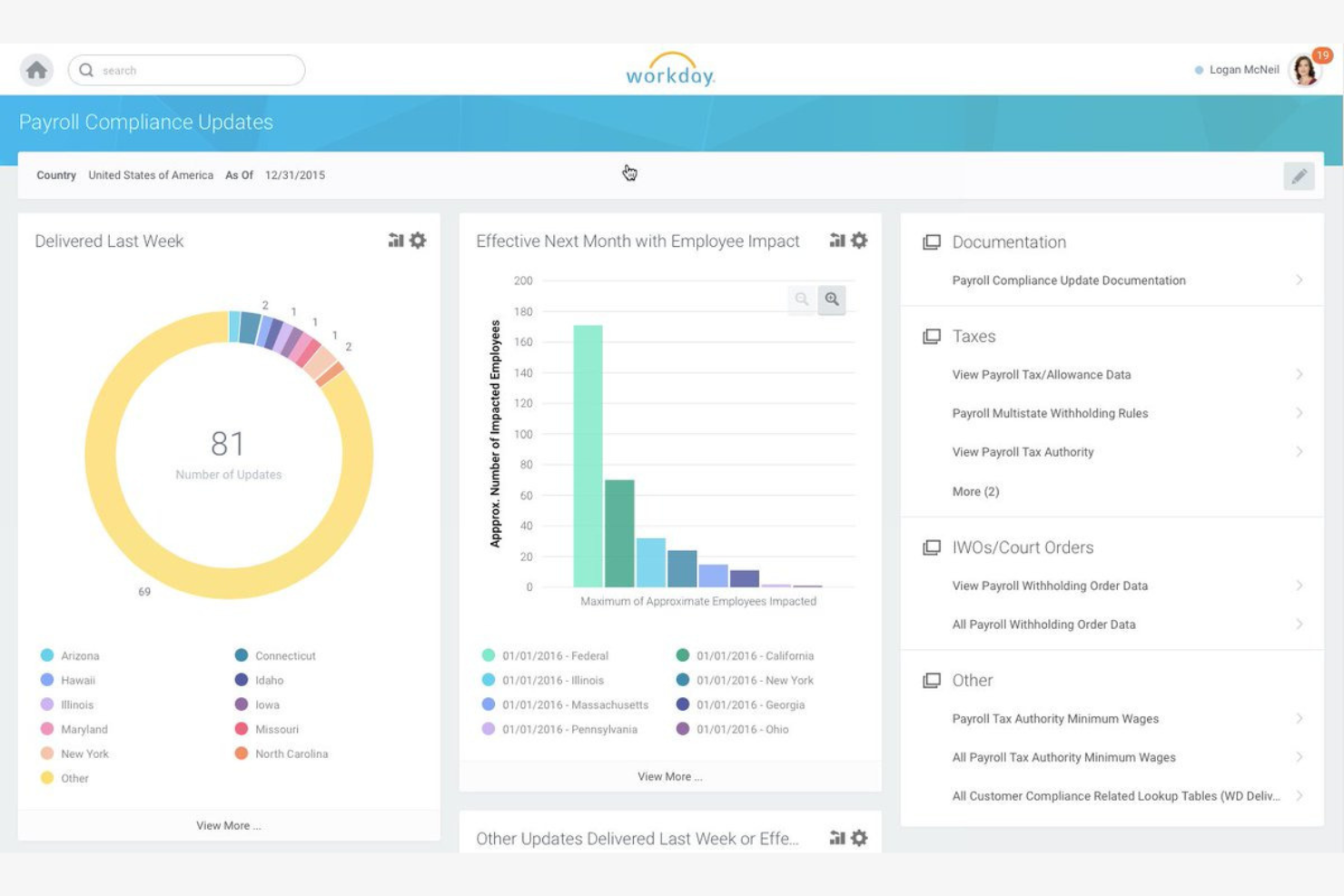 Workday screenshot - 10 beste AI-software voor personeelsplanning beoordeeld in 2026