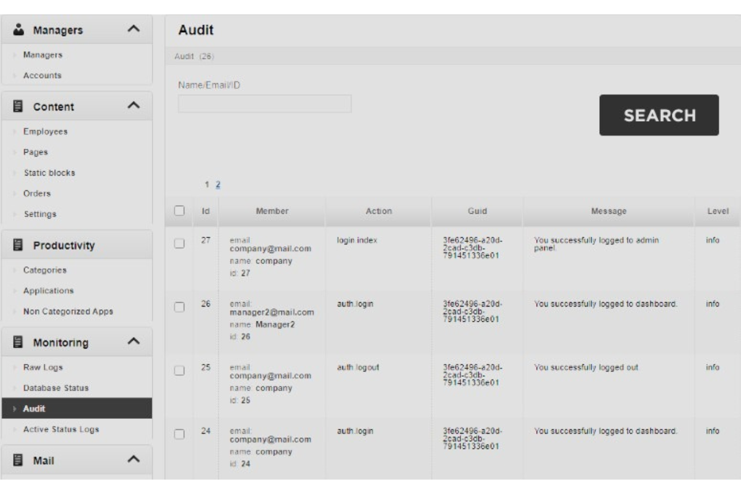 StaffCounter screenshot - 10 beste gratis software voor werknemersmonitoring, beoordeeld in 2026