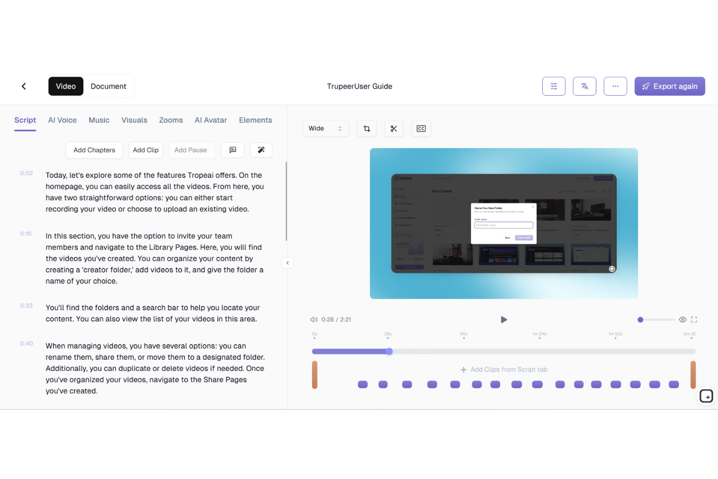 Trupeer screenshot - 10 beste AI-tools voor training en ontwikkeling beoordeeld in 2026