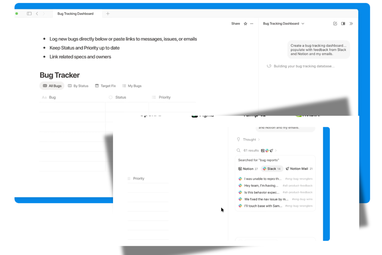Notion AI screenshot - 10 beste AI-strategietools beoordeeld in 2026