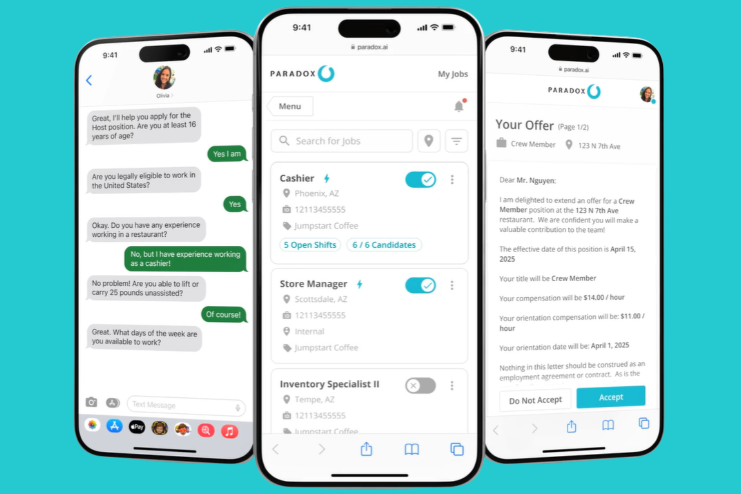 Paradox screenshot - 10 Beste HR-chatbots beoordeeld in 2026