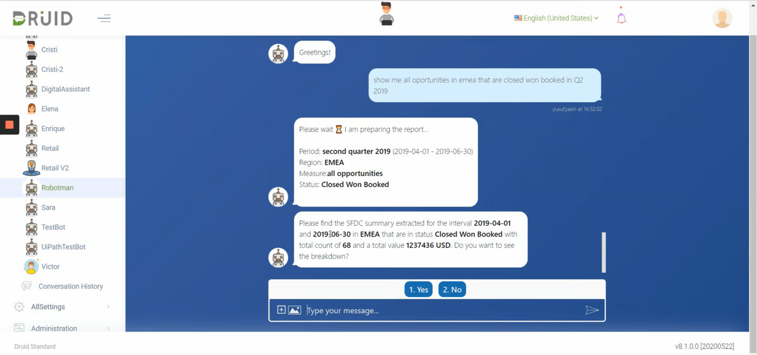 DRUID screenshot - 10 Beste HR-chatbots beoordeeld in 2026