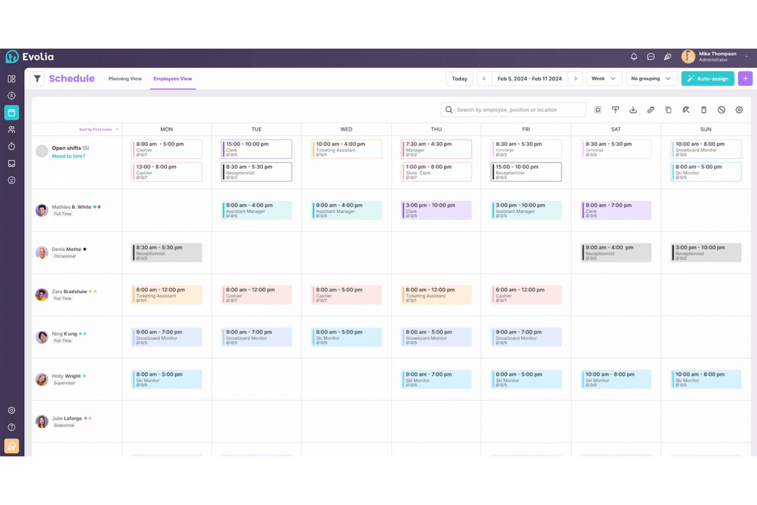Evolia screenshot - Top 22 BambooHR-integraties voor HR-succes (2026)