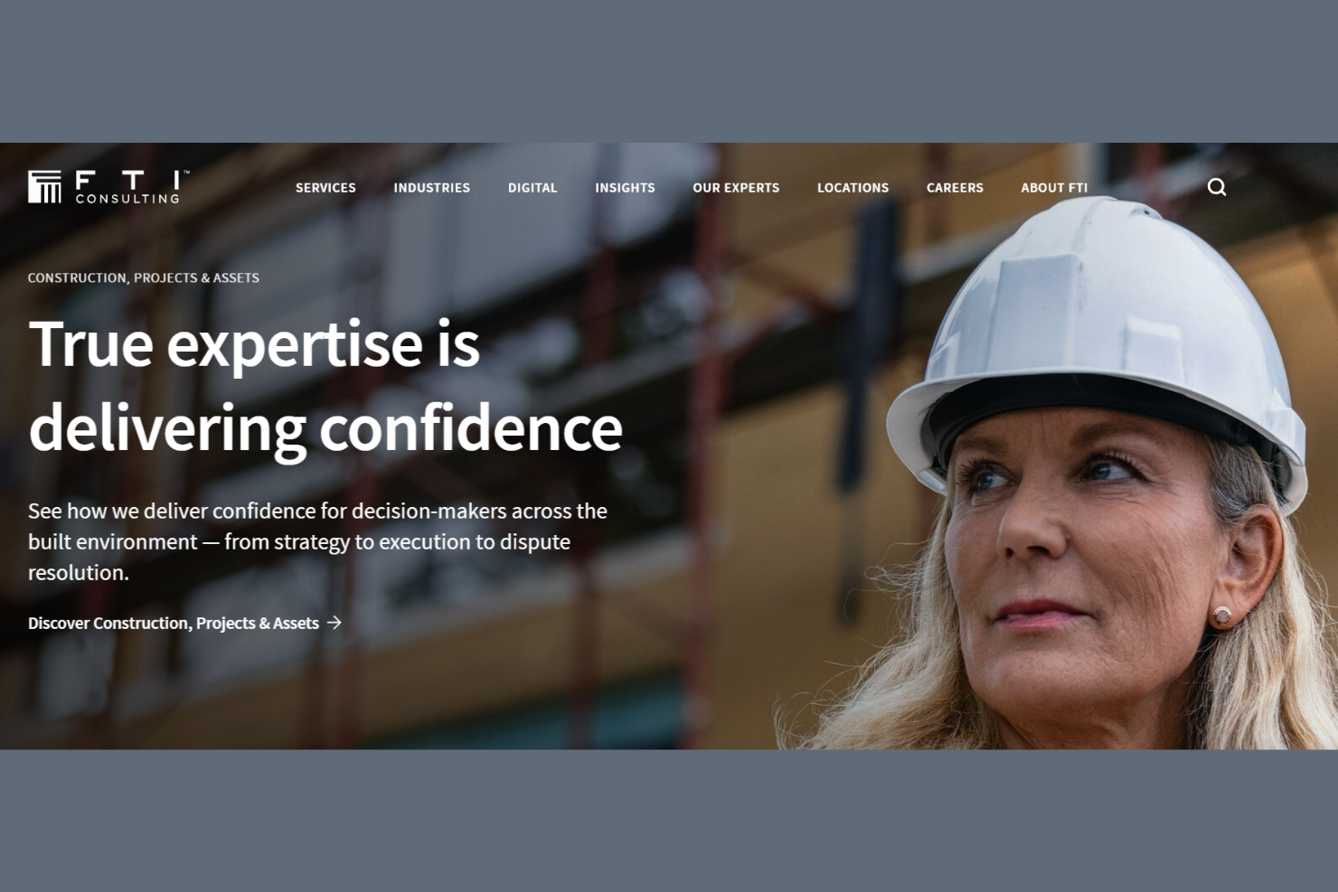 FTI Consulting screenshot - 10 beste diensten voor antecedentenonderzoek van werknemers beoordeeld in 2026