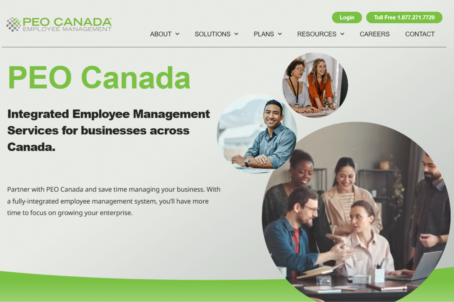 PEO Canada screenshot - 10 beste PEO-diensten voor kleine bedrijven in 2026