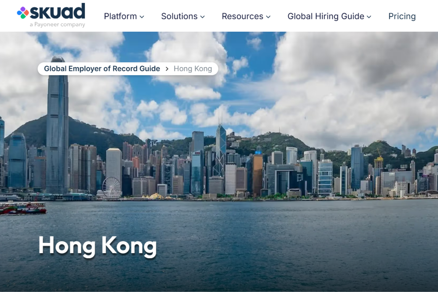 Payoneer WFM screenshot - 10 beste werkgevers van registratie in Hongkong in 2026