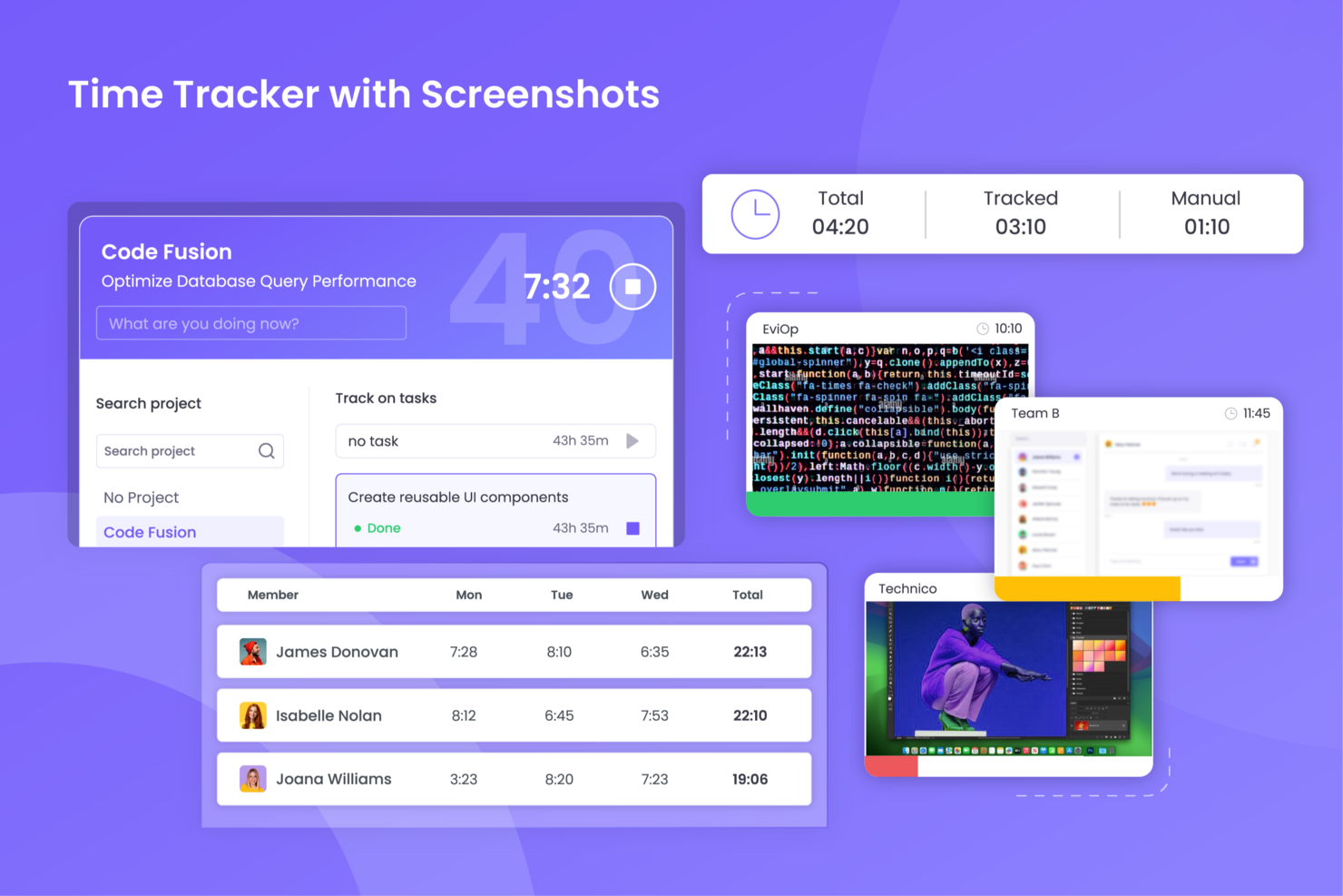 WebWork Time Tracker screenshot - 10 beste software voor personeelsanalyse van 2026: beoordeeld