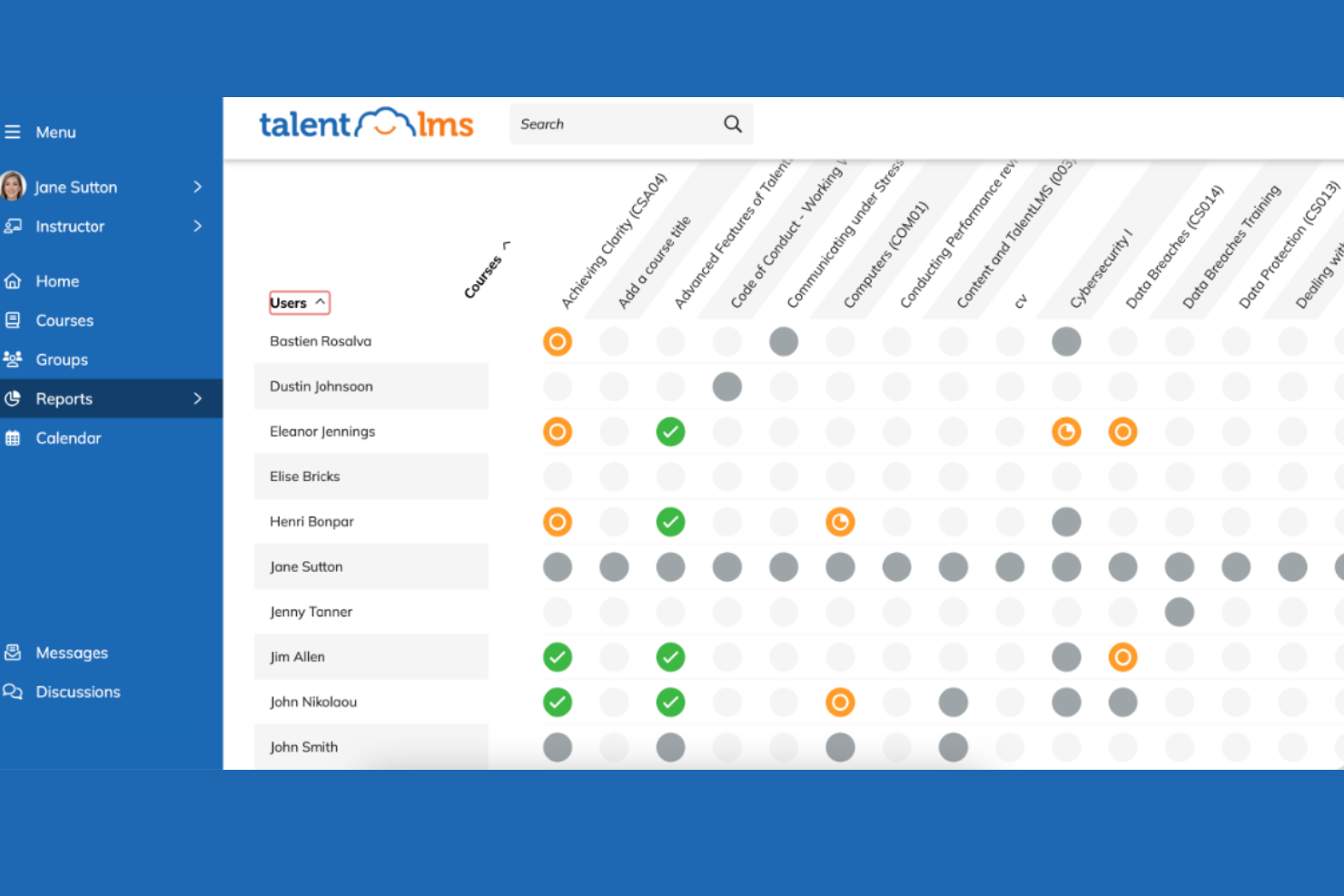 TalentLMS screenshot - 10 Beste iSpring Learn-alternatieven beoordeeld in 2026