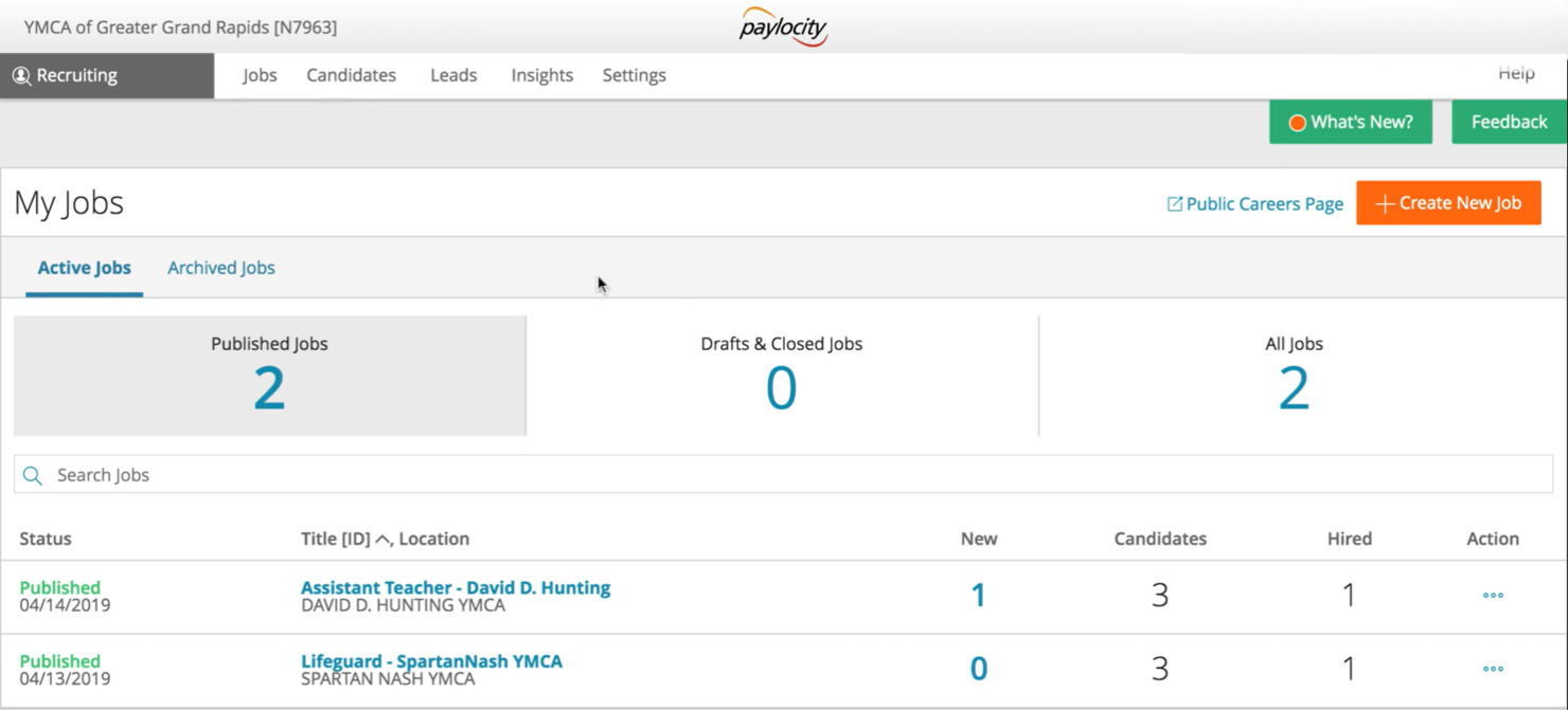 Paylocity screenshot - 10 beste alternatieven voor PeopleGuru beoordeeld in 2026