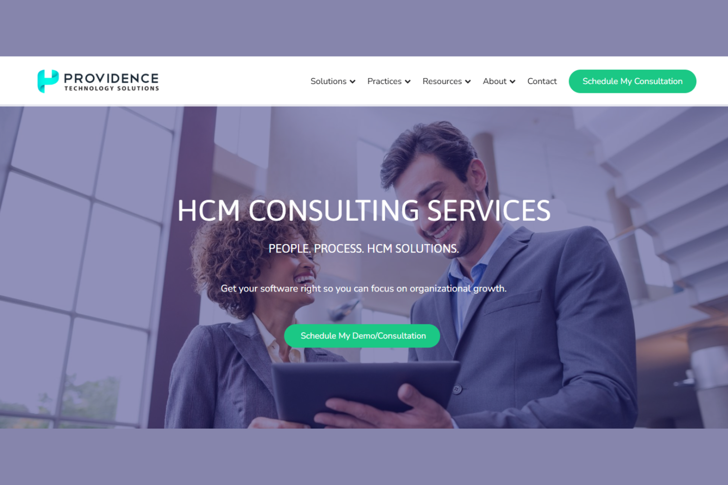 Providence Technology Solutions screenshot - 10 beste HCM-adviseurs beoordeeld in 2026