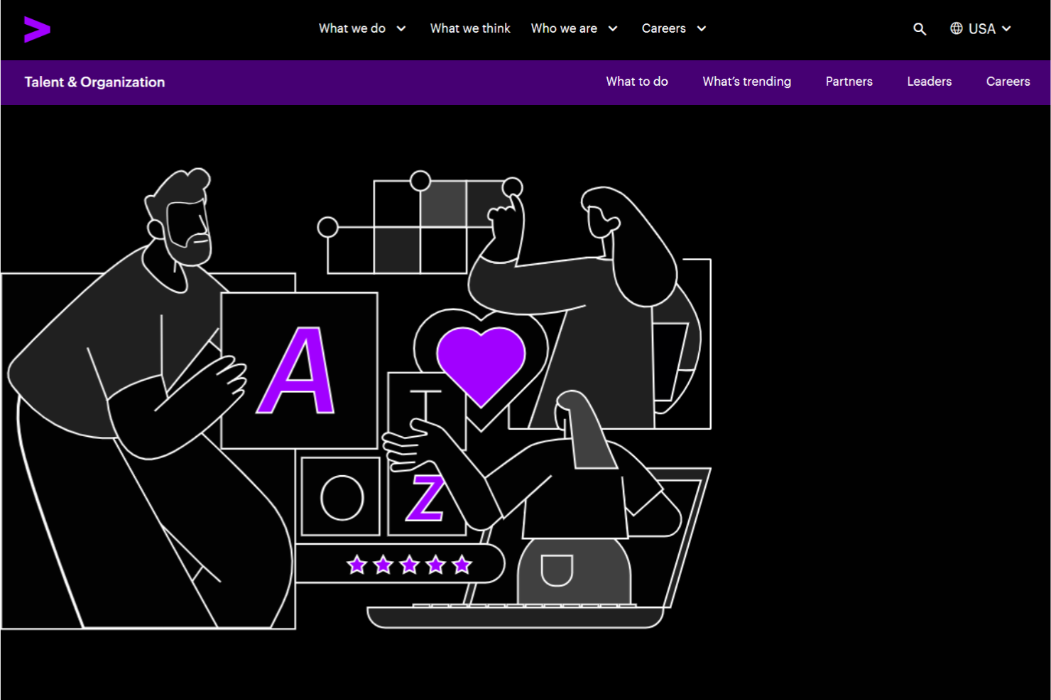Accenture screenshot - 10 beste consultants voor talentmanagement beoordeeld in 2026