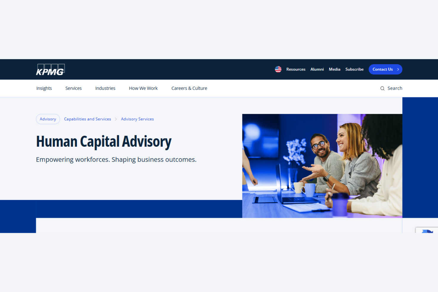 KPMG screenshot - 10 beste HCM-adviseurs beoordeeld in 2026