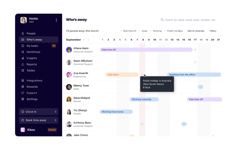Humaans screenshot - 10 beste AI-software voor HR-management beoordeeld in 2026