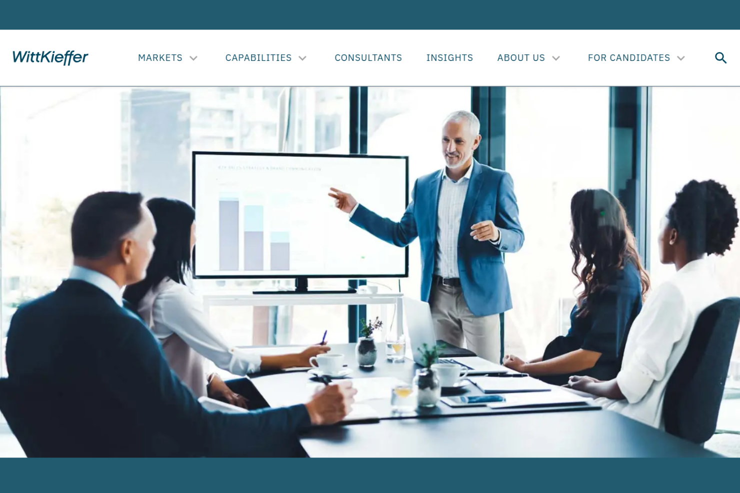 WittKieffer screenshot - 10 beste wervingsbureaus voor CEO’s beoordeeld in 2026