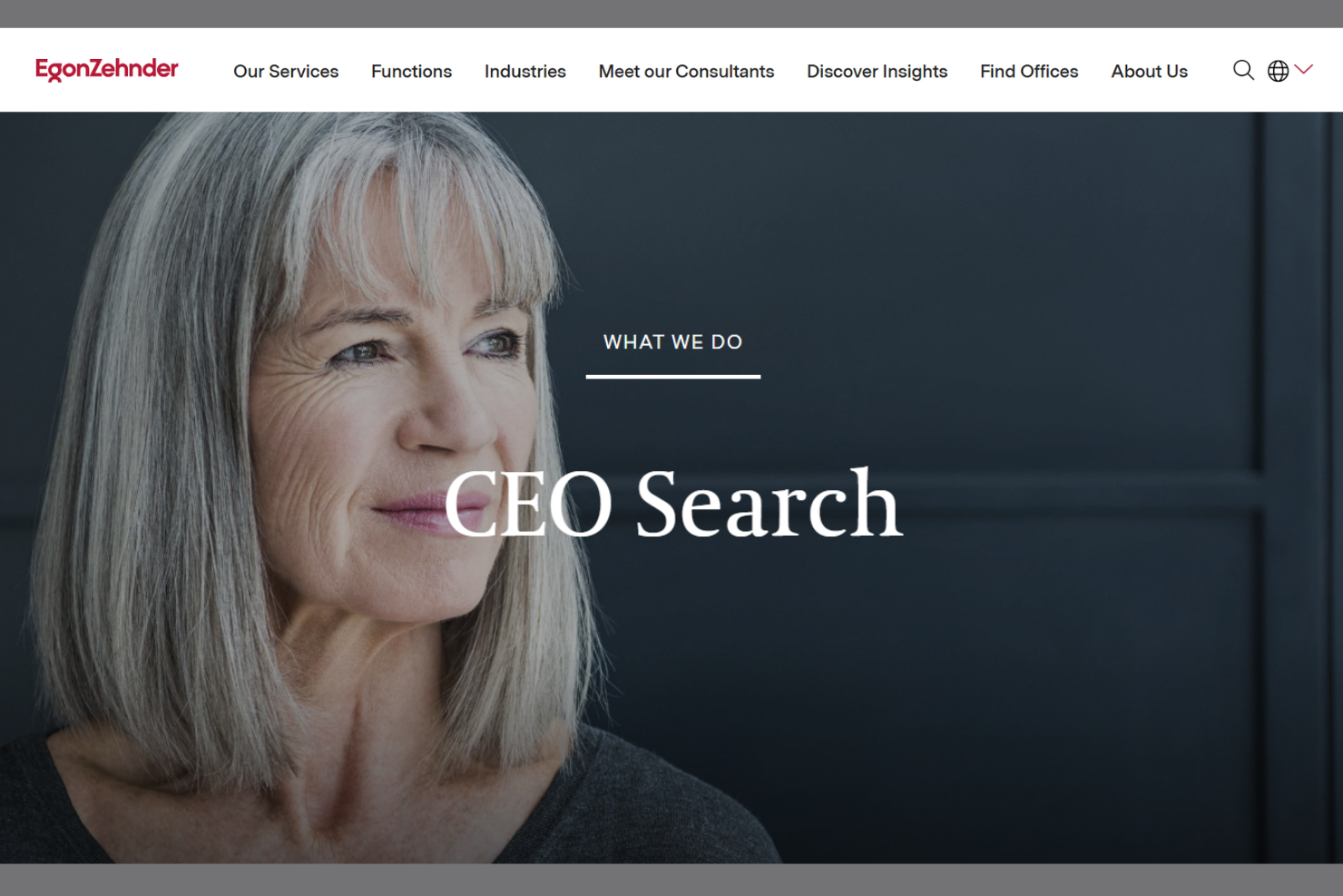 Egon Zehnder screenshot - 10 beste wervingsbureaus voor CEO’s beoordeeld in 2026