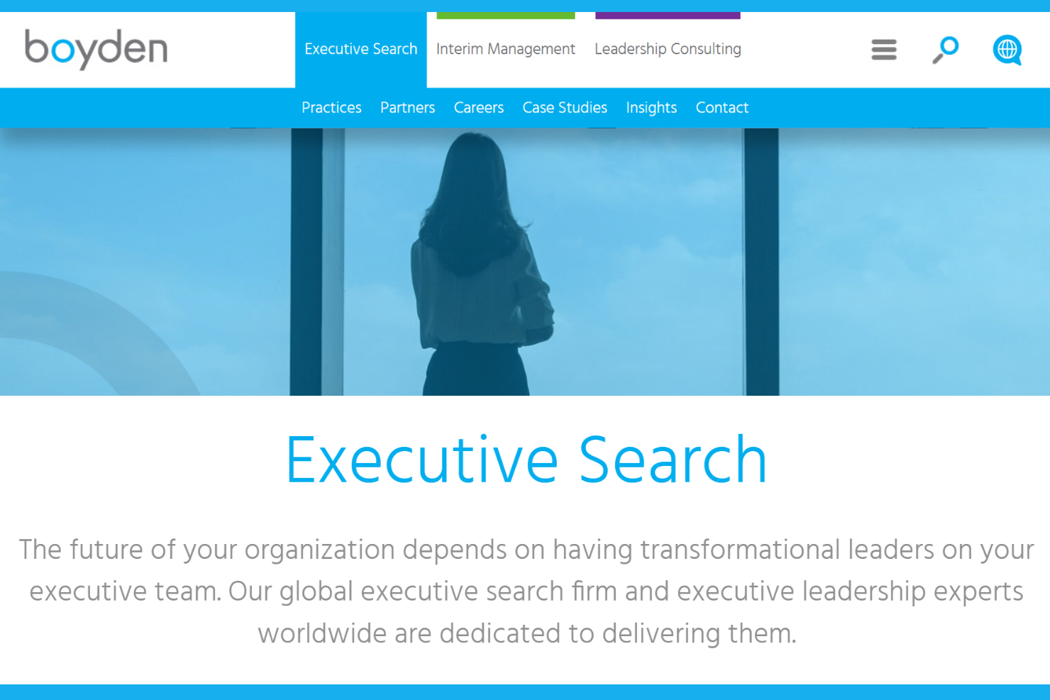 Boyden screenshot - 10 beste wervingsbureaus voor CEO’s beoordeeld in 2026