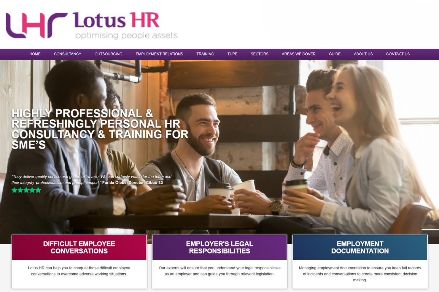 Lotus HR screenshot - 10 beste HR-adviesbureaus in Londen beoordeeld in 2026