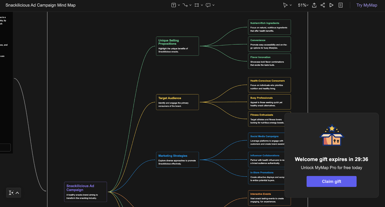 MyMap.AI screenshot - 10 beste AI-tools voor organisatieontwerp beoordeeld in 2026