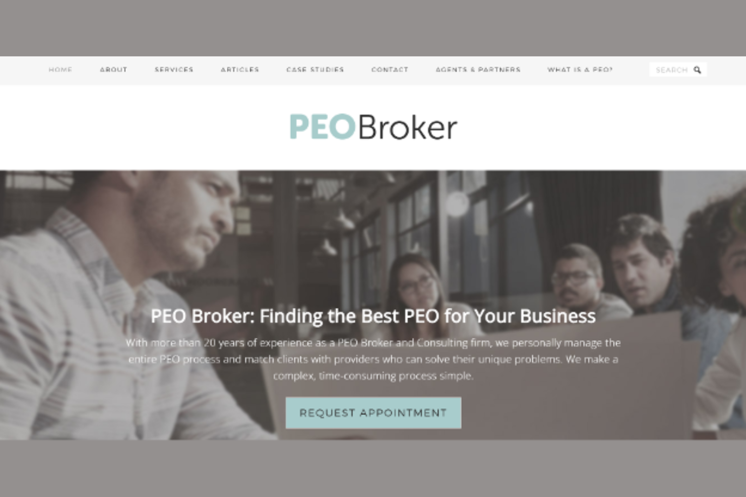 PEO Broker screenshot - 10 Beste PEO-makelaars van 2026: Beoordeeld en vergeleken