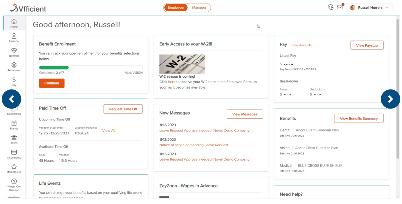 Vensure screenshot - 10 beste PEO-software beoordeeld in 2026
