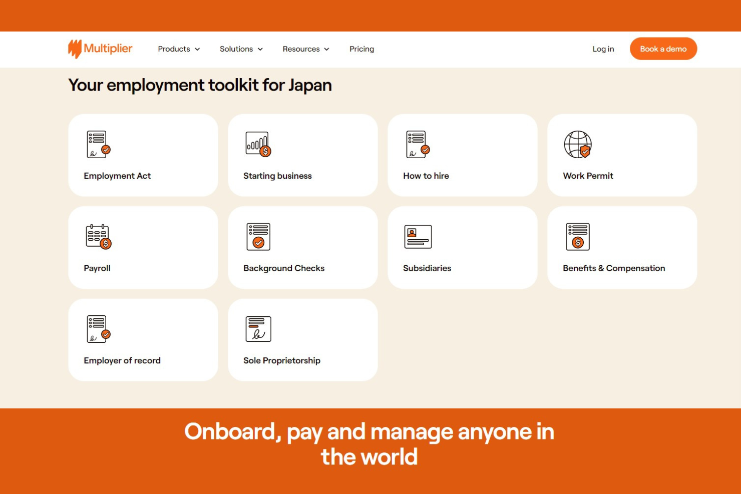Multiplier screenshot - 10 beste werkgevers-op-record-diensten in Japan: beoordeeld in 2026