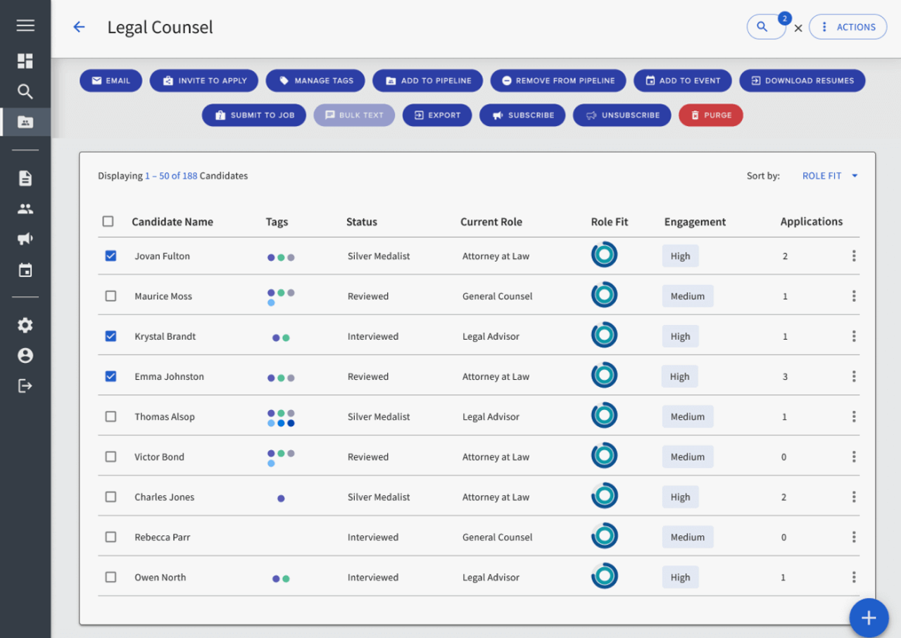 iCIMS Candidate Experience Management screenshot - 10 beste software voor relatiebeheer van kandidaten van 2026: beoordeeld