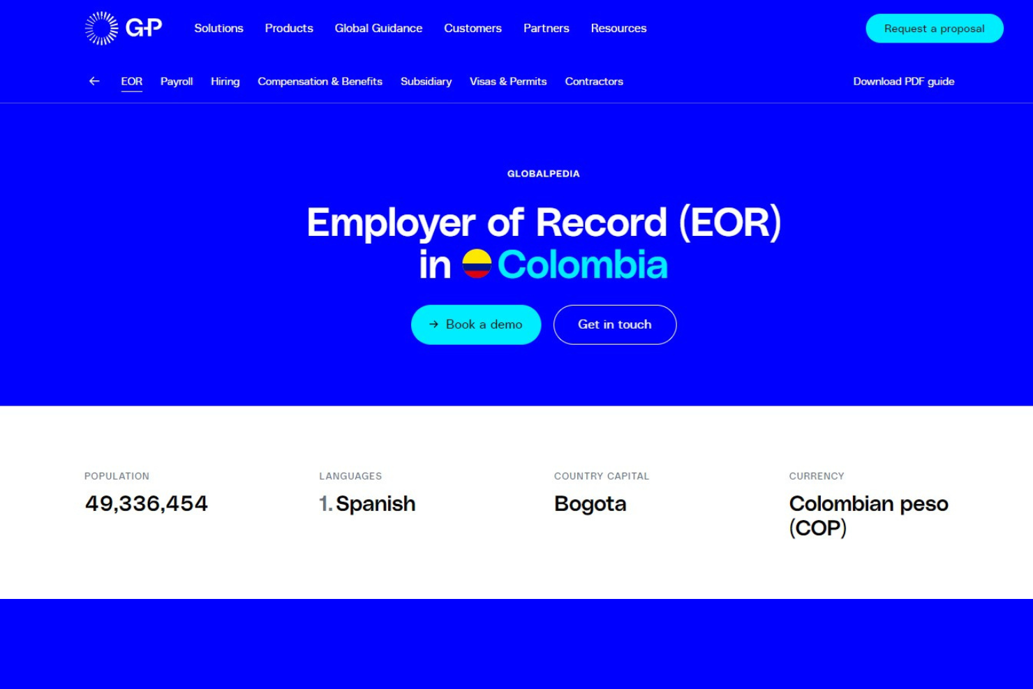 G-P screenshot - 10 beste werkgevers van registratie in Colombia: beoordeeld in 2026