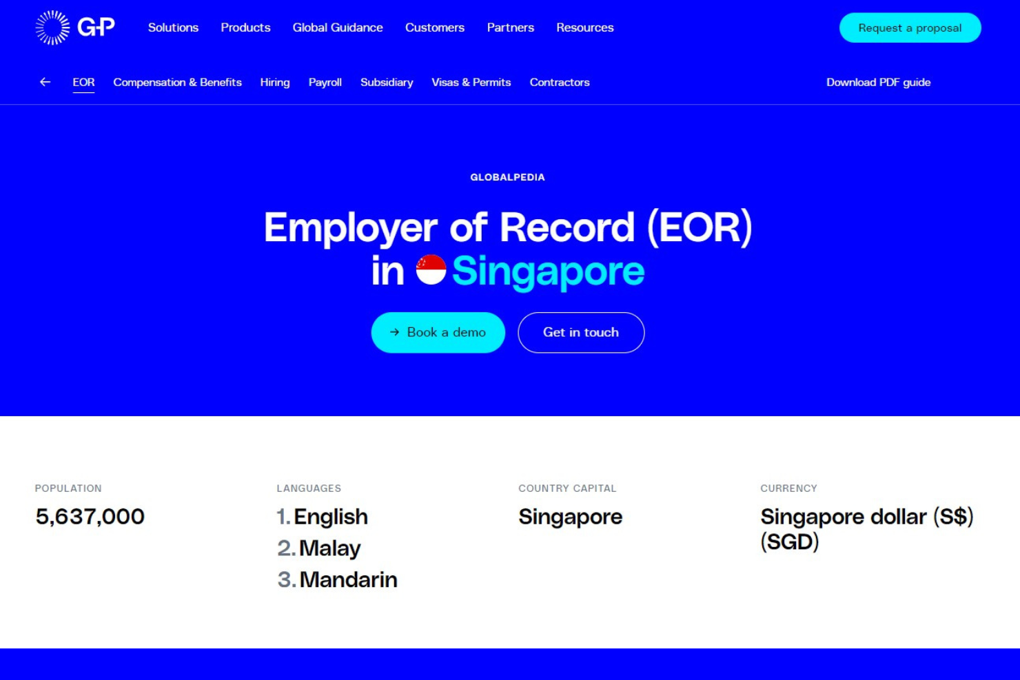 G-P screenshot - 10 beste werkgevers van registratie in Singapore: beoordeeld in 2026