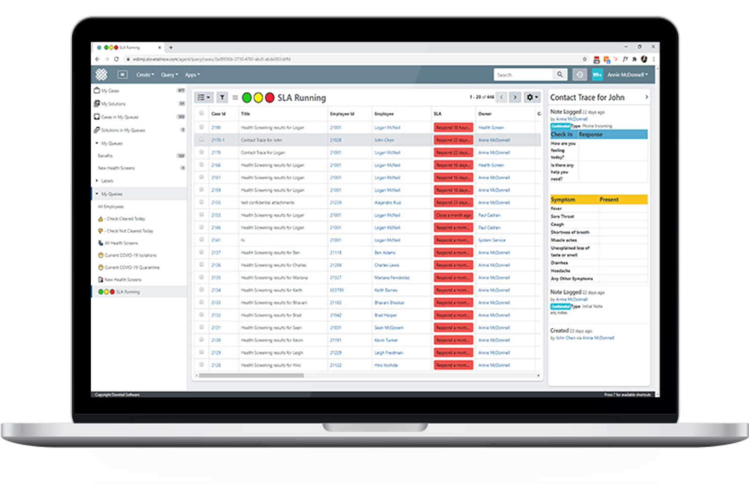 Dovetail Software screenshot - 10 beste software voor HR-dienstverlening van 2026