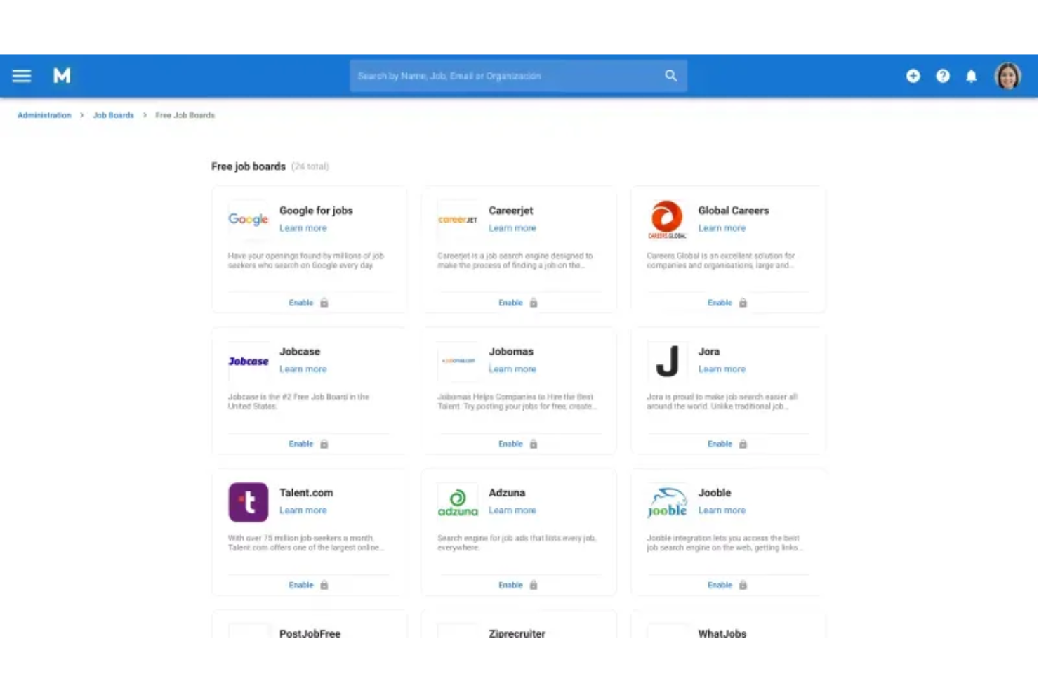 Manatal screenshot - 10 beste software voor vacaturebanken van 2026