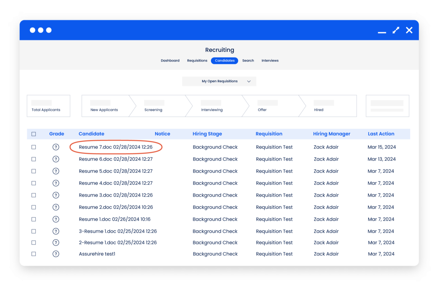 Mitratech AssureHire screenshot - 10 van de beste werknemersverificatieservices beoordeeld in 2026