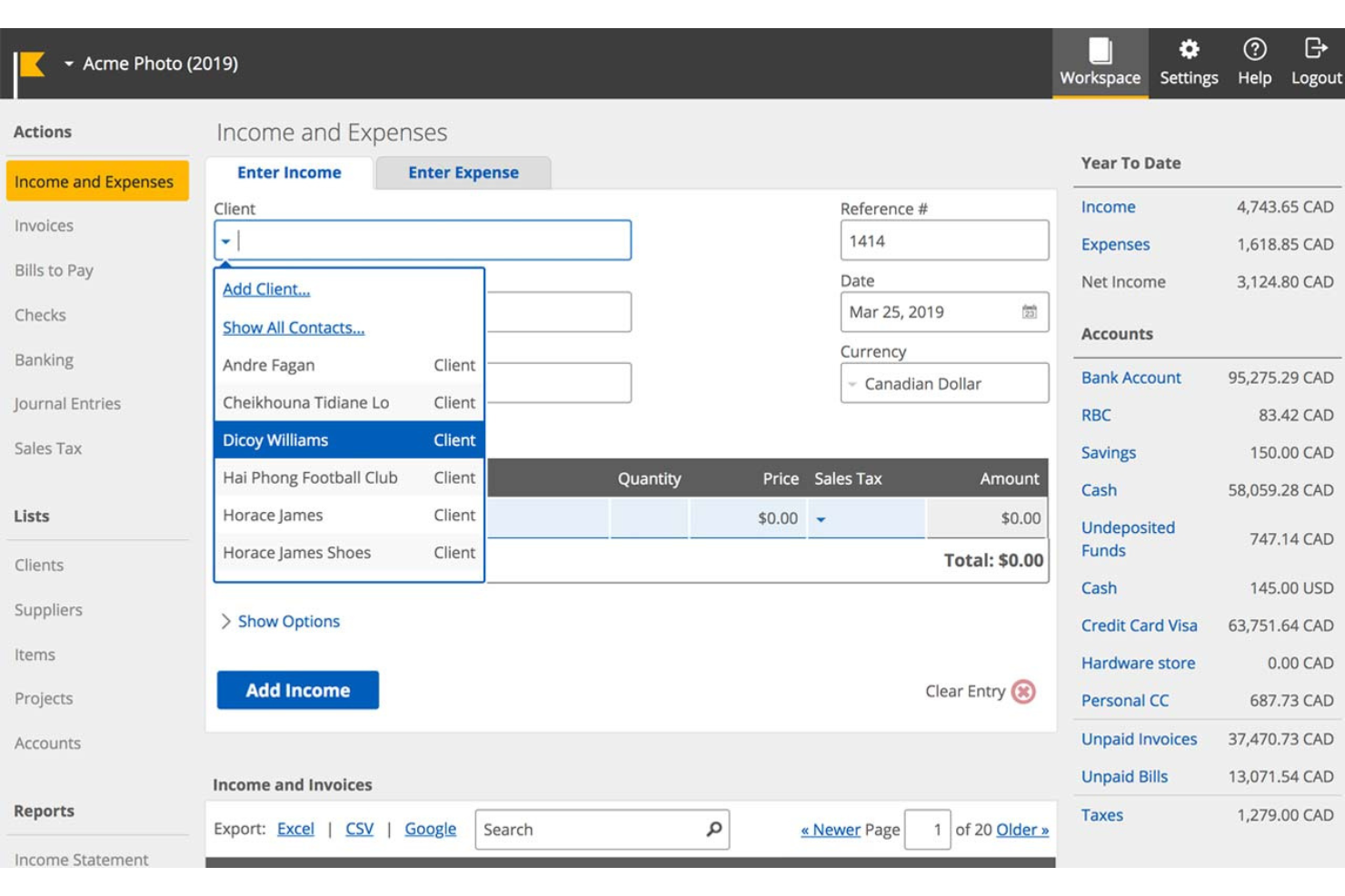 Kashoo screenshot - 10 beste alternatieve FreshBooks-tools voor boekhouding in 2026