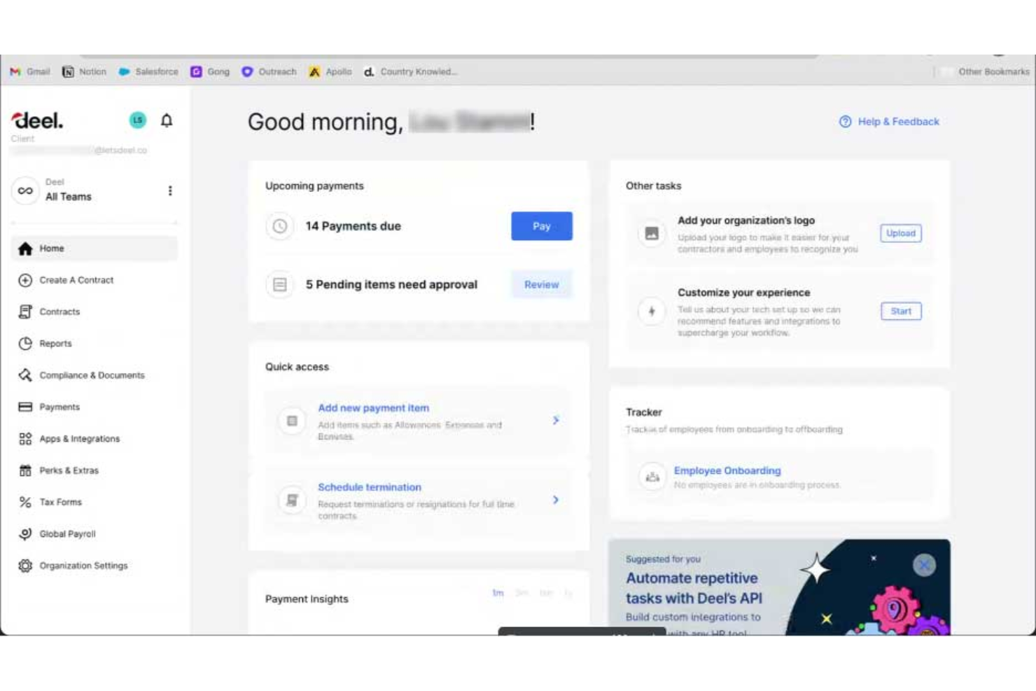 Deel Services screenshot - 10 beste software voor beloningsgelijkheid van 2026: beoordeeld en vergeleken